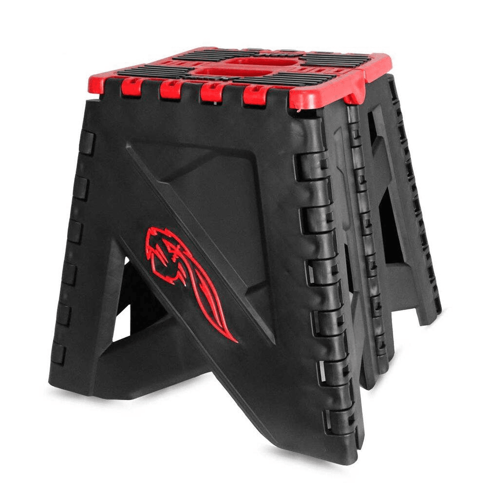 Banquinho Dobrável para Moto — Vermelho